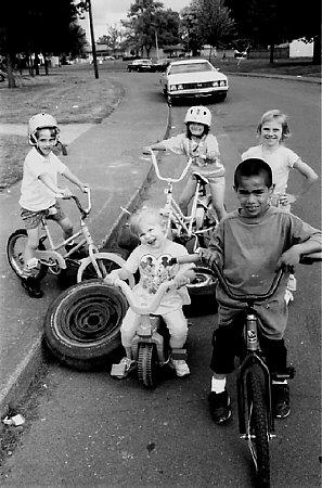 Children on Bicycles